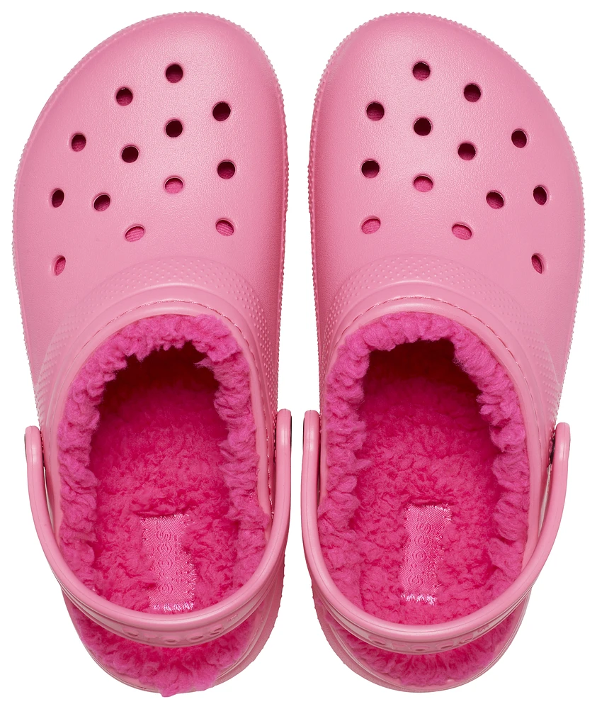 Crocs Girls Classic Lined Clogs - Girls' Grade School Shoes Hyper Pink