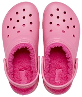 Crocs Girls Classic Lined Clogs - Girls' Grade School Shoes Hyper Pink