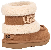 UGG Girls Mini Fluff - Girls' Grade School Shoes Chestnut/Chestnut