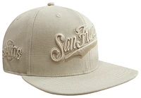 Pro Standard Mens Pro Standard Giants Neutrals SMU Snapback Cap - Mens Taupe/Taupe Size One Size