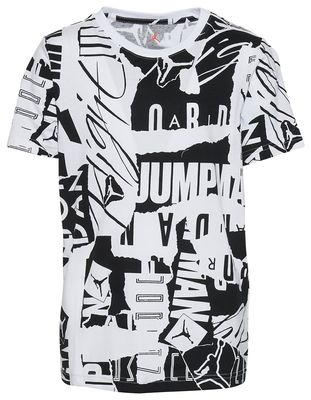 Jordan Jumpman Flight All Over Print T-Shirt - Boys' Grade School