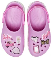 Crocs Girls Barbie Cutie Crush Clogs - Girls' Grade School Shoes Taffy Pink