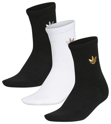 adidas Originals OG Gilver Trefoil 3 Pack Mid Socks - Women's