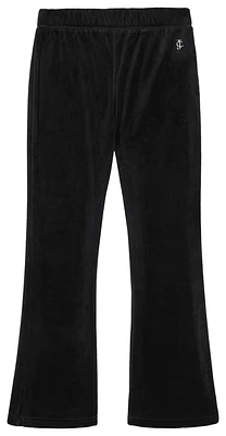 Juicy Couture Girls Juicy Couture Velour Pants - Girls' Grade School Deep Black/Deep Black Size M