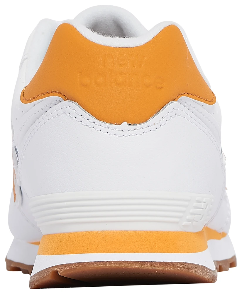 New Balance Boys New Balance 574 - Boys' Grade School Running Shoes White/Orange Size 04.0