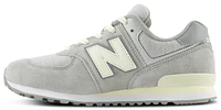 New Balance Girls 574 - Girls' Grade School Shoes White/Grey