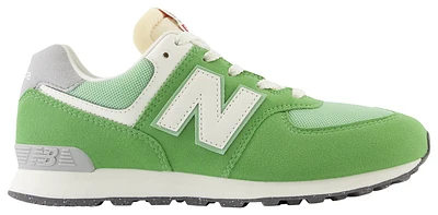 New Balance Boys 574 - Boys' Grade School Running Shoes White/Green