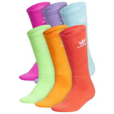 adidas Originals Brights 6 Pack Large Crew Socks