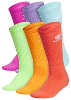 adidas Originals Mens adidas Originals Brights 6 Pack Large Crew Socks - Mens Bright Red/Light Aqua/Fuchsia Size L