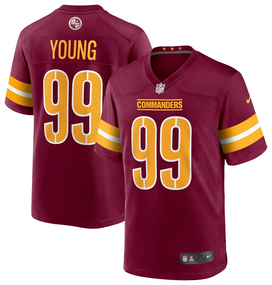 Nike Mens Chase Young Commanders Game Day Jersey - Maroon/Maroon