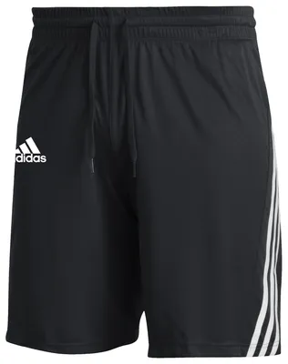 adidas Team 3 Stripe Knit Shorts - Men's