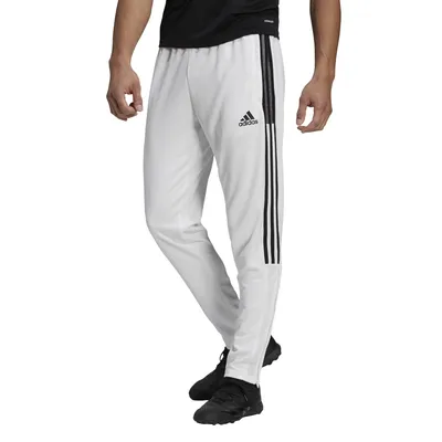 adidas Mens adidas Tiro 21 Track Pants - Mens White/Black Size 3XL