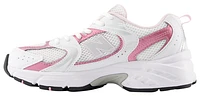 New Balance Girls 530 - Girls' Grade School Shoes White/Pink/Silver
