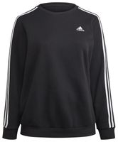 adidas Essentials 3-Stripe Plus Fleece Sweatshirt