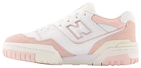 New Balance Girls 550 - Girls' Grade School Shoes White/Pink