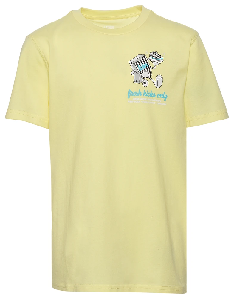 LCKR Boys LCKR Iinbit Graphic T-Shirt - Boys' Grade School Nova Yellow Size S