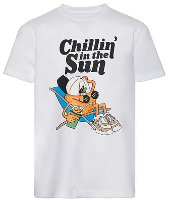 LCKR Boys Chillin Sun Graphic T-Shirt - Boys' Grade School White