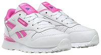 Reebok Girls Reebok Step N Flash - Girls' Preschool Basketball Shoes White/Pink Size 03.0