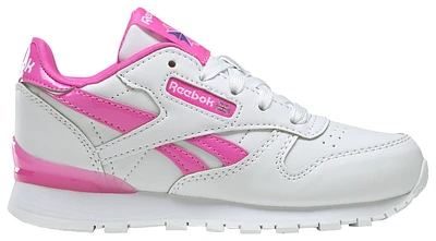 Reebok Girls Reebok Step N Flash - Girls' Preschool Basketball Shoes White/Pink Size 03.0