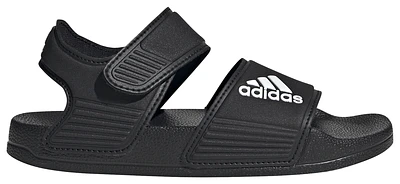 adidas Boys adidas Adilette Slides - Boys' Preschool Shoes Black/White Size 02.0