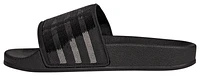 adidas Originals Girls Adilette Slides - Girls' Grade School Shoes Black/Silver