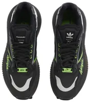 adidas Originals Mens ZA 5K Boost Kawasaki - Running Shoes Black/Green