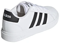 adidas Boys Grand Court - Boys' Preschool Running Shoes Ftwr White/Core Black/Core Black