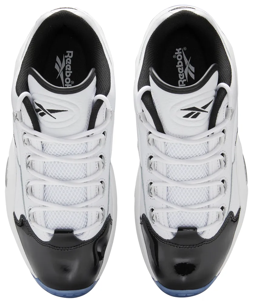 Reebok Mens Question Low - Shoes White/Black