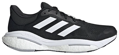 adidas Mens adidas Solar Glide 5 - Mens Running Shoes Black/White Size 10.0