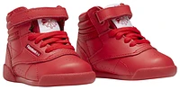 Reebok Girls Reebok Freestyle High - Girls' Toddler Running Shoes Red/Red Size 04.0