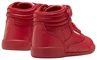 Reebok Girls Reebok Freestyle High - Girls' Toddler Running Shoes Red/Red Size 04.0