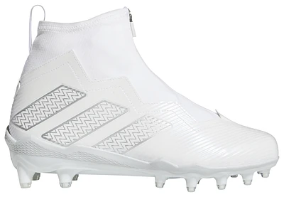 adidas Mens Nasty 2.0 - Football Shoes White/Metallic Silver/Clear Grey
