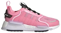 adidas Originals Girls adidas Originals NMD V3 - Girls' Grade School Shoes White/Beam Pink Size 07.0