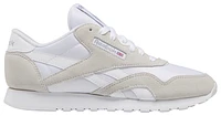 Reebok Womens Classic Leather Nylon - Shoes White/White/White