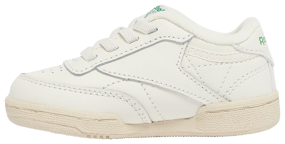 Reebok Boys Club C - Boys' Preschool Basketball Shoes Off White/White/Green