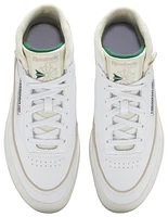 Reebok Womens Reebok Club C Geo Mid - Womens Running Shoes White/Green/Chalk Size 10.0