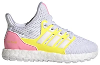 adidas Girls adidas Ultraboost 5.0 DNA - Girls' Toddler Running Shoes White/White/Pink Size 04.0