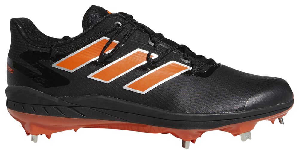 Adidas Men's Adizero Afterburner 8 Black/Yellow/Grey Baseball Cleats