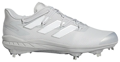 adidas Mens Adizero Afterburner 8 - Baseball Shoes Light Grey/Ftwr White/Silver Metallic