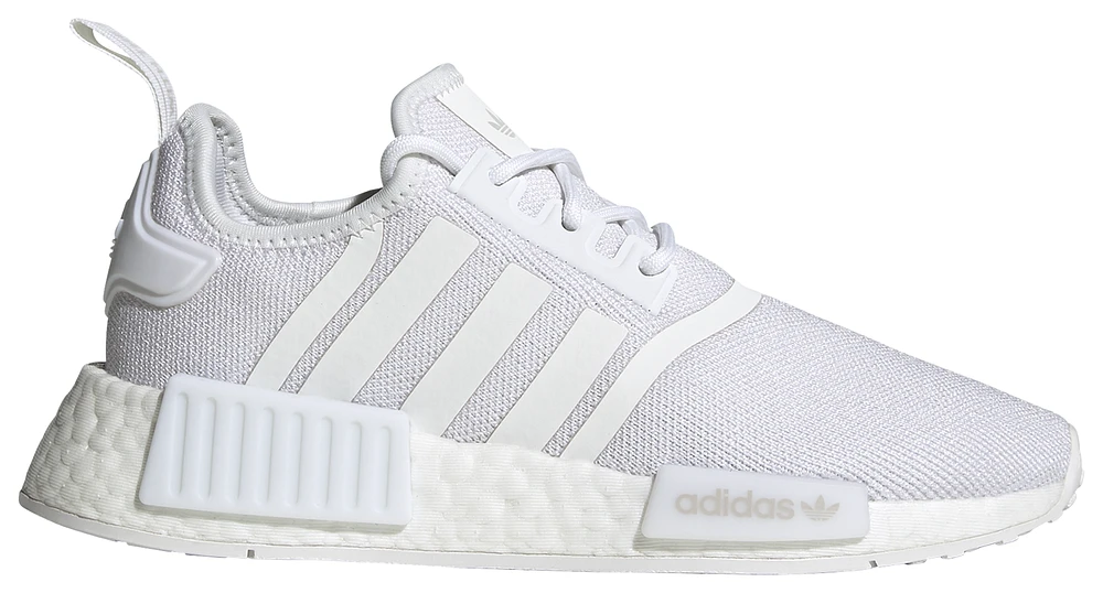 adidas Originals Boys adidas Originals NMD R1 V2 - Boys' Grade School Running Shoes Cloud White/Cloud White/Grey Size 07.0