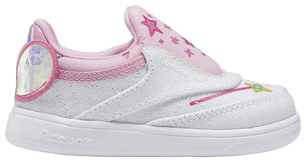 Reebok Girls Club C Slip-On IV - Girls' Toddler Shoes