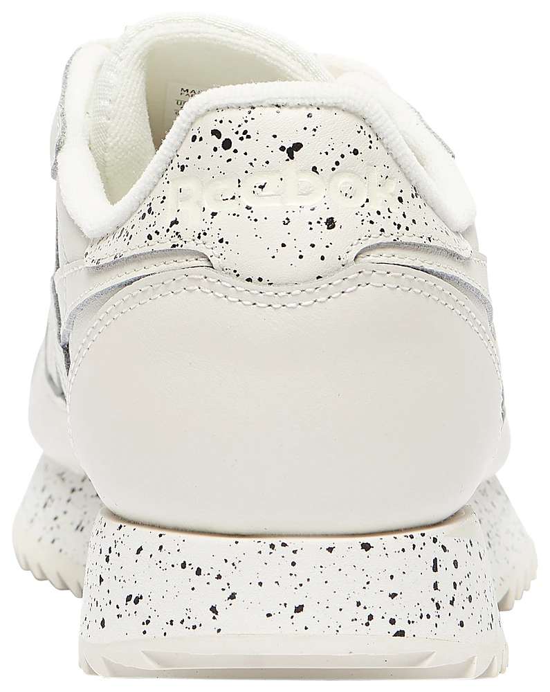 Reebok Mens Classic Leather Speckle - Running Shoes Chalk White