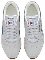 Reebok Mens Classic Leather Dusty Warehouse - Running Shoes Grey/Blue