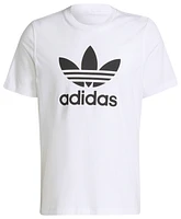 adidas Originals Mens adidas Originals Adicolor Classics Trefoil T-Shirt - Mens White/Black Size S