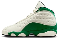 Jordan Boys Retro 13 - Boys' Grade School Basketball Shoes Black/Sail/Pine Green