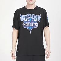 Pro Standard Mens Hornets Crackle SJ T-Shirt - Black