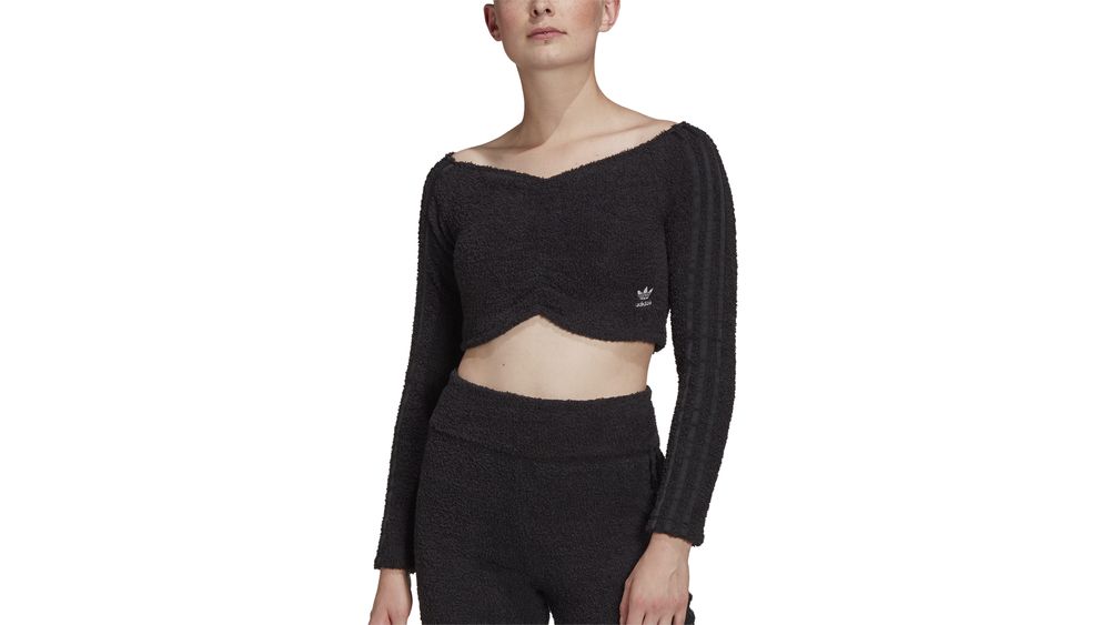 adidas Originals Off Shoulder Crop Top - Women's