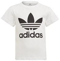 adidas Originals Boys Adicolor Trefoil T-Shirt - Boys' Preschool White