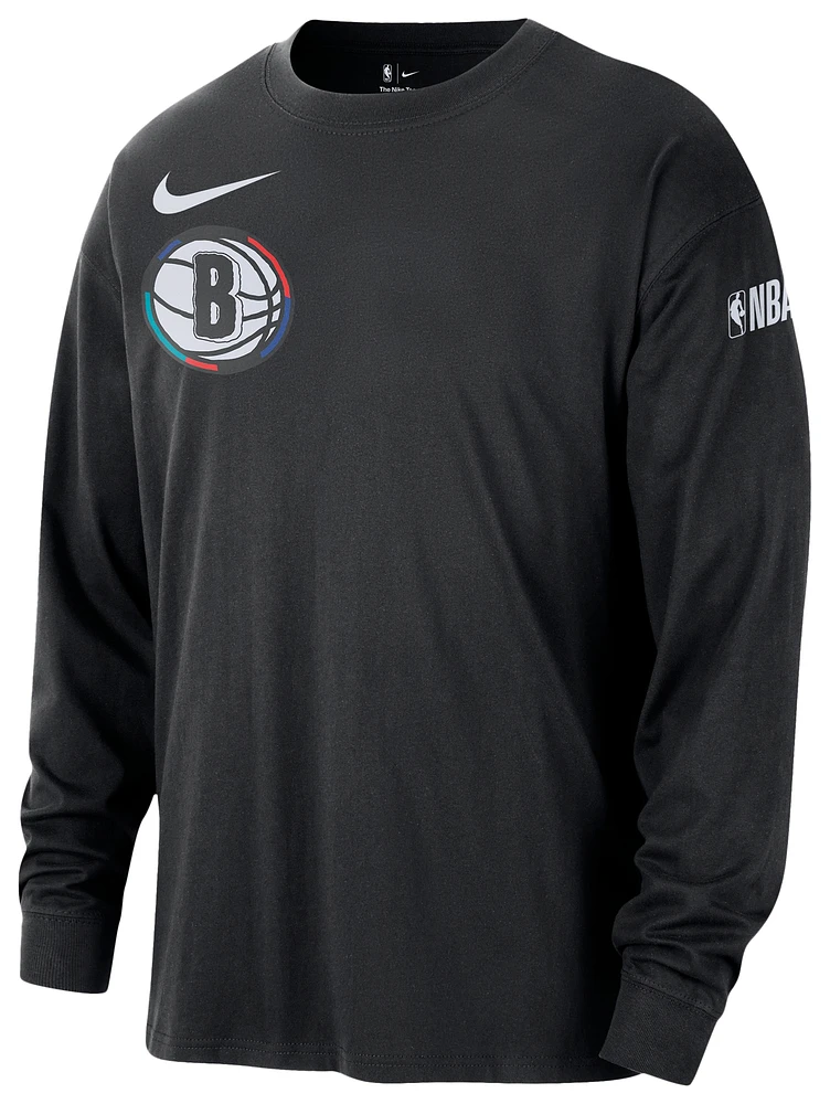 Nike Nets Max 90 Courtside Long Sleeve T-Shirt CE - Men's