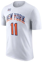 Nike Mens Jalen Brunson Knicks ES CE NN Short Sleeve T-Shirt - White/White